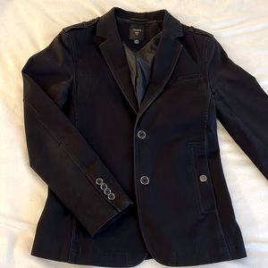 ❓Guess casual military style black blaze jacket, two button closure